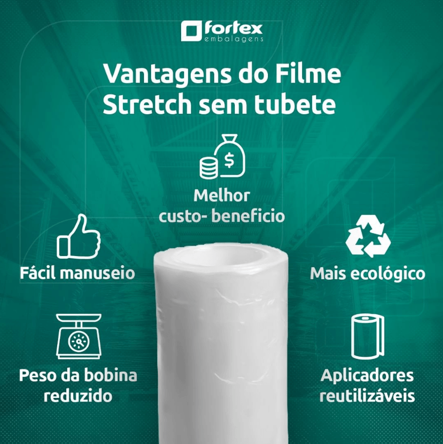 Filme Stretch sem tubete